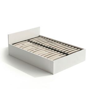 Ak furniture Jednolůžková postel Trento 100x200 se zvedacím roštem bílá
