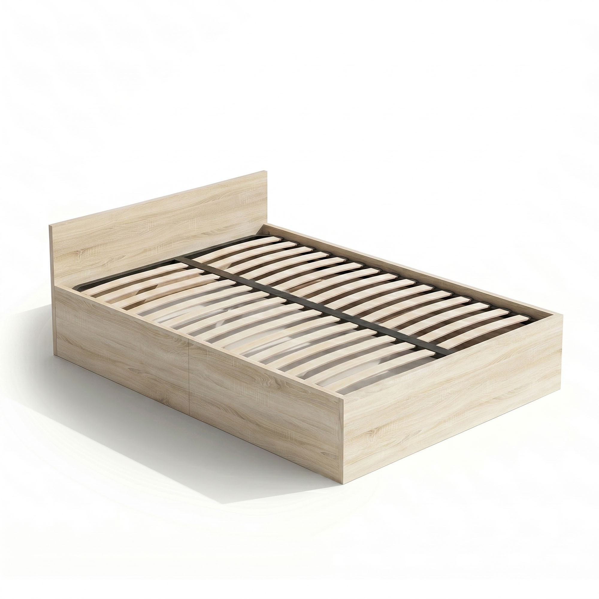 Ak furniture Jednolůžková postel Trento 120x200 se zvedacím roštem dub Sonoma