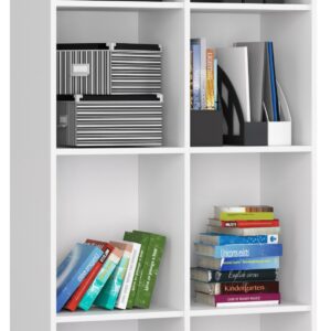 Ak furniture Knihovna Rexa 80 cm bílá