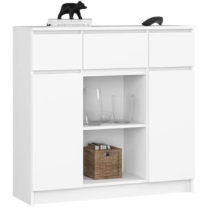 Ak furniture Komoda Baros 100 cm bílá