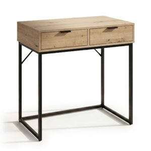 Ak furniture Konzolový stolek Elano 80 cm černý/Dub Artisan