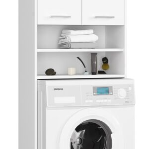 Ak furniture Koupelnová skříňka nad pračku Fin bílá