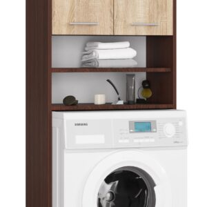 Ak furniture Koupelnová skříňka nad pračku Fin venge/sonoma