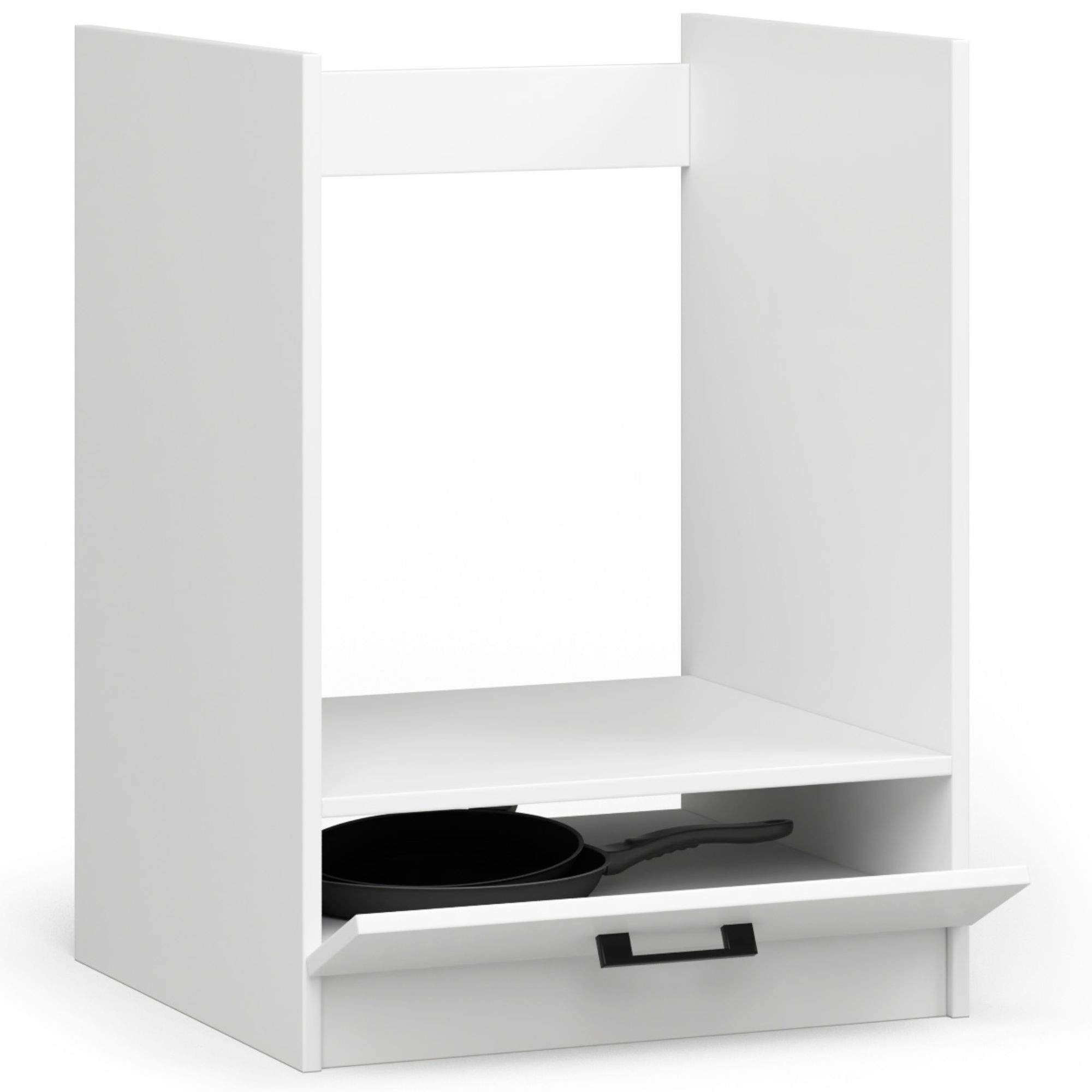Ak furniture Kuchyňská skříňka Olivie pod troubu S 60 cm bílá - Obrázek 2