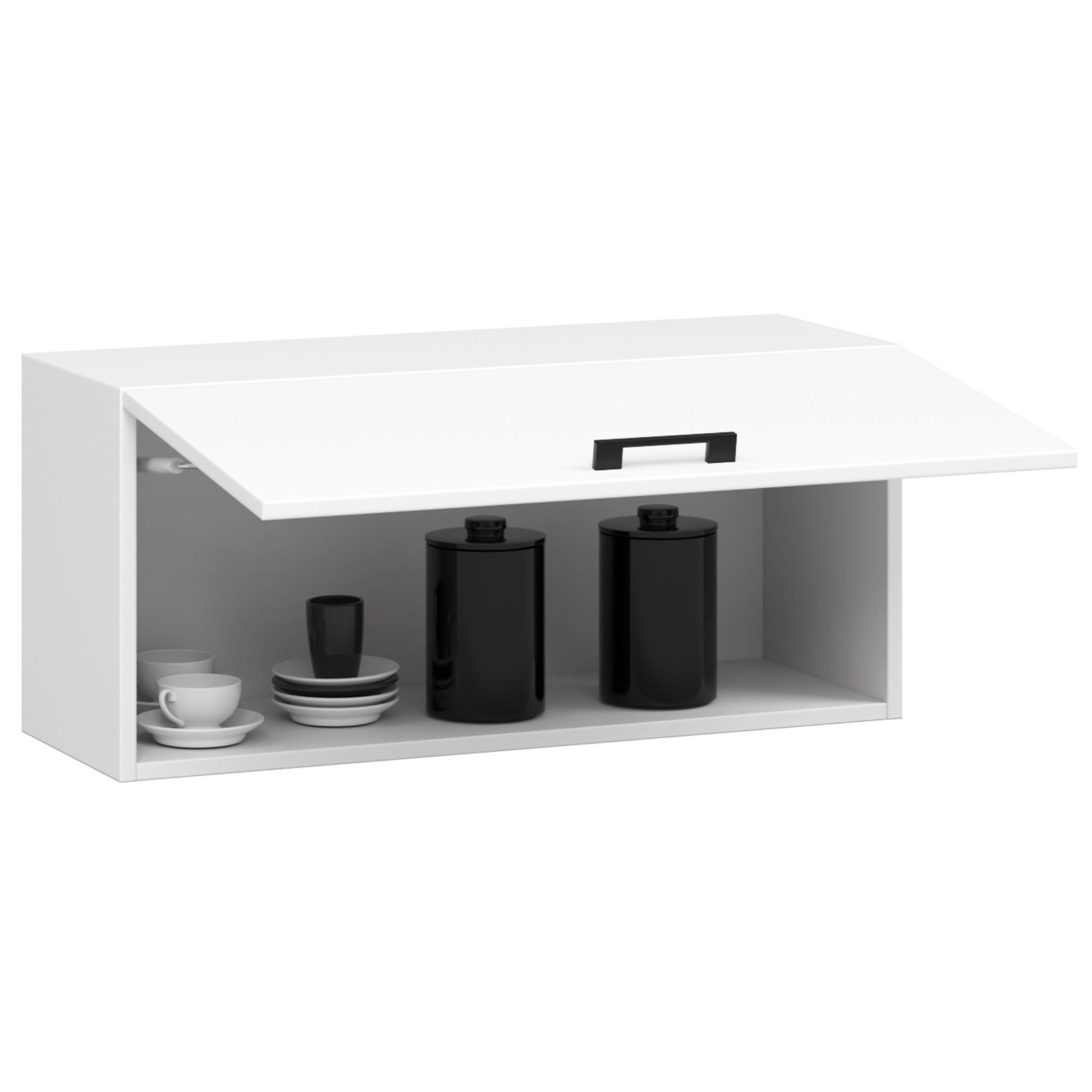 Ak furniture Kuchyňská závěsná skříňka Olivie G1 W 80 cm bílá - Obrázek 2