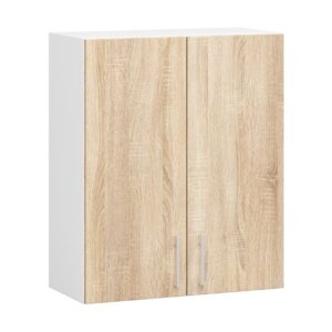 Ak furniture Kuchyňská závěsná skříňka W 60cm D2 H720 Artus bílá/sonoma