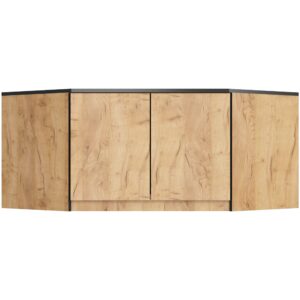 Ak furniture Nástavec na rohovou šatní skříň CLP 100 cm dub craft