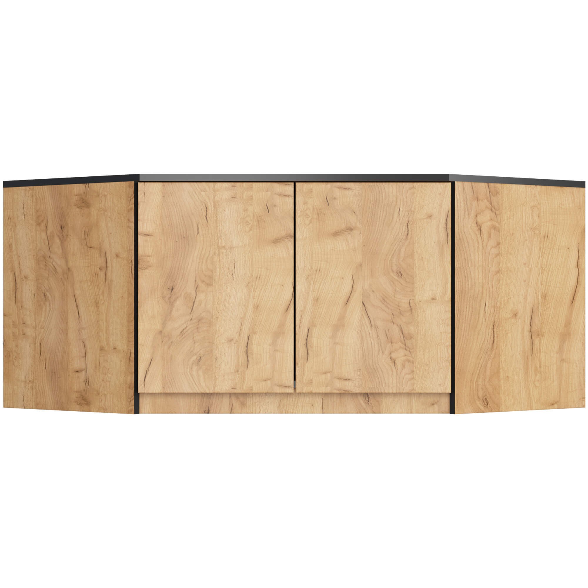 Ak furniture Nástavec na rohovou šatní skříň CLP 100 cm dub craft