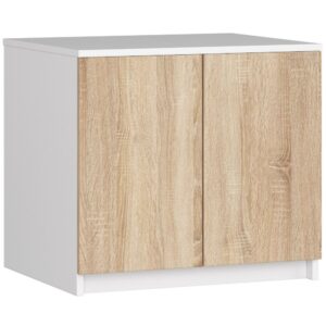 Ak furniture Nástavec na skříň Star 60 cm dub sonoma/bílý mat