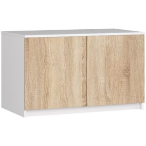 Ak furniture Nástavec na skříň Star 90 cm bílý/sonoma