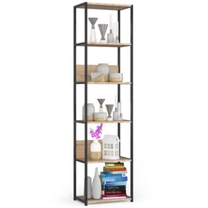 Ak furniture Regál Barna 50 cm dub sonoma/černý