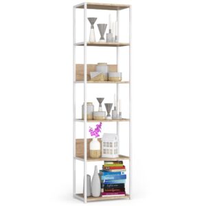 Ak furniture Regál LOFT 50 cm bílý/dub sonoma