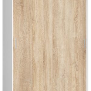 Ak furniture Šatní skříň CLP Mono 150 cm bílá/dub sonoma