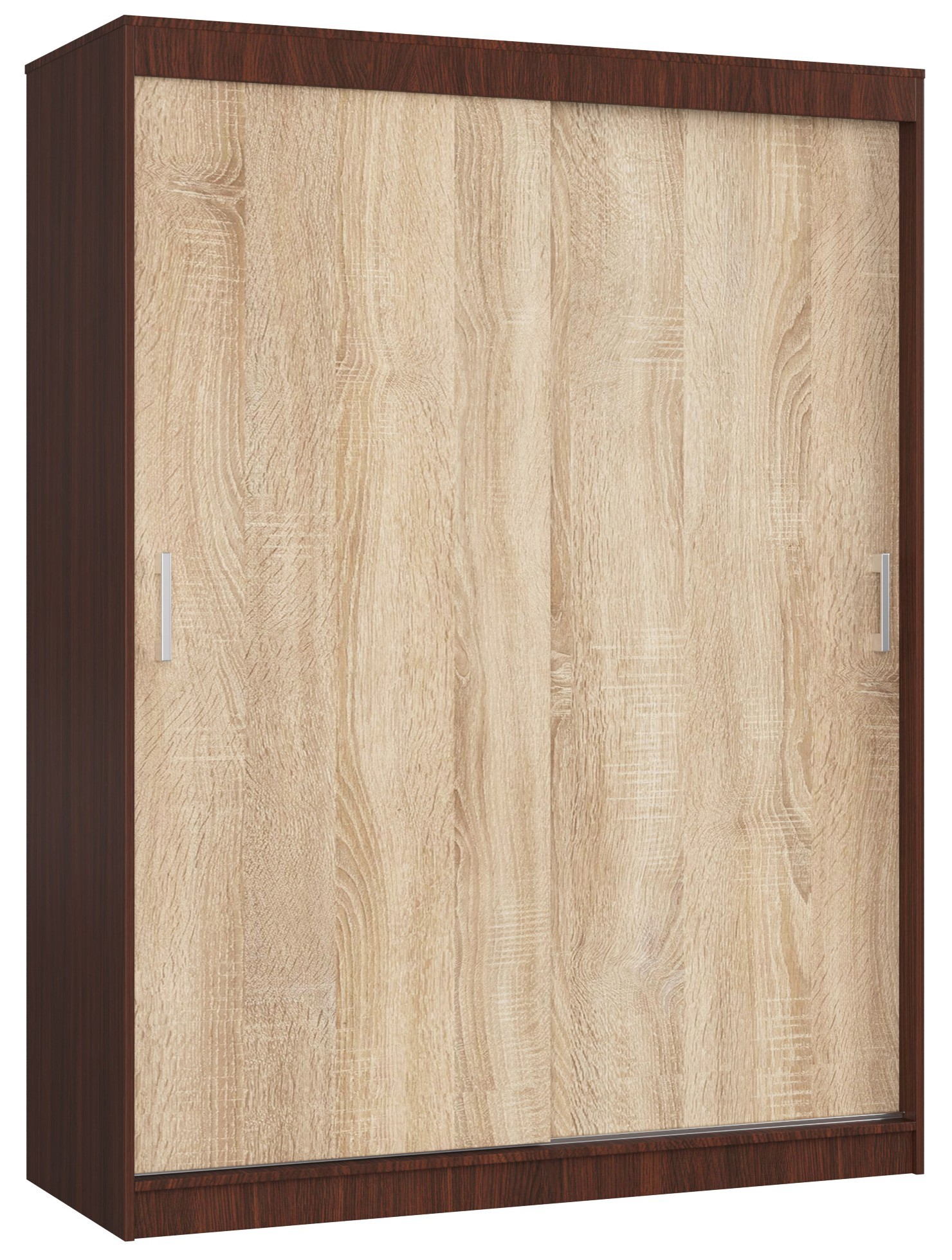 Ak furniture Šatní skříň CLP Mono 150 cm wenge/dub sonoma