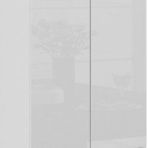 Ak furniture Šatní skříň Star 60 cm bílá lesk