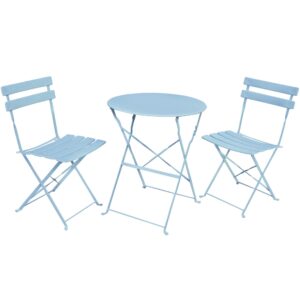 Ak furniture Skládací sada zahradního nábytku ORION modrá