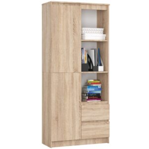 Ak furniture Skříň Rexa 80 cm dub sonoma