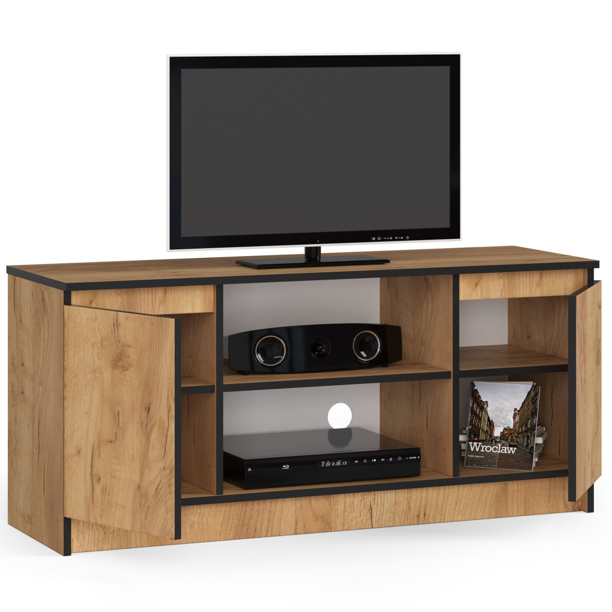 Ak furniture TV stolek Tonon 120 cm dub craft - Obrázek 2