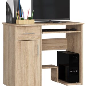 Ak furniture Volně stojící psací stůl Jay 90 cm dub sonoma