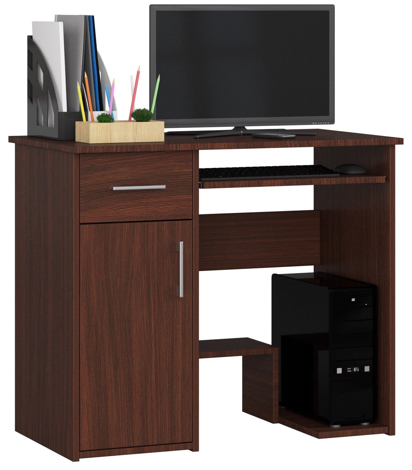 Ak furniture Volně stojící psací stůl Jay 90 cm wenge