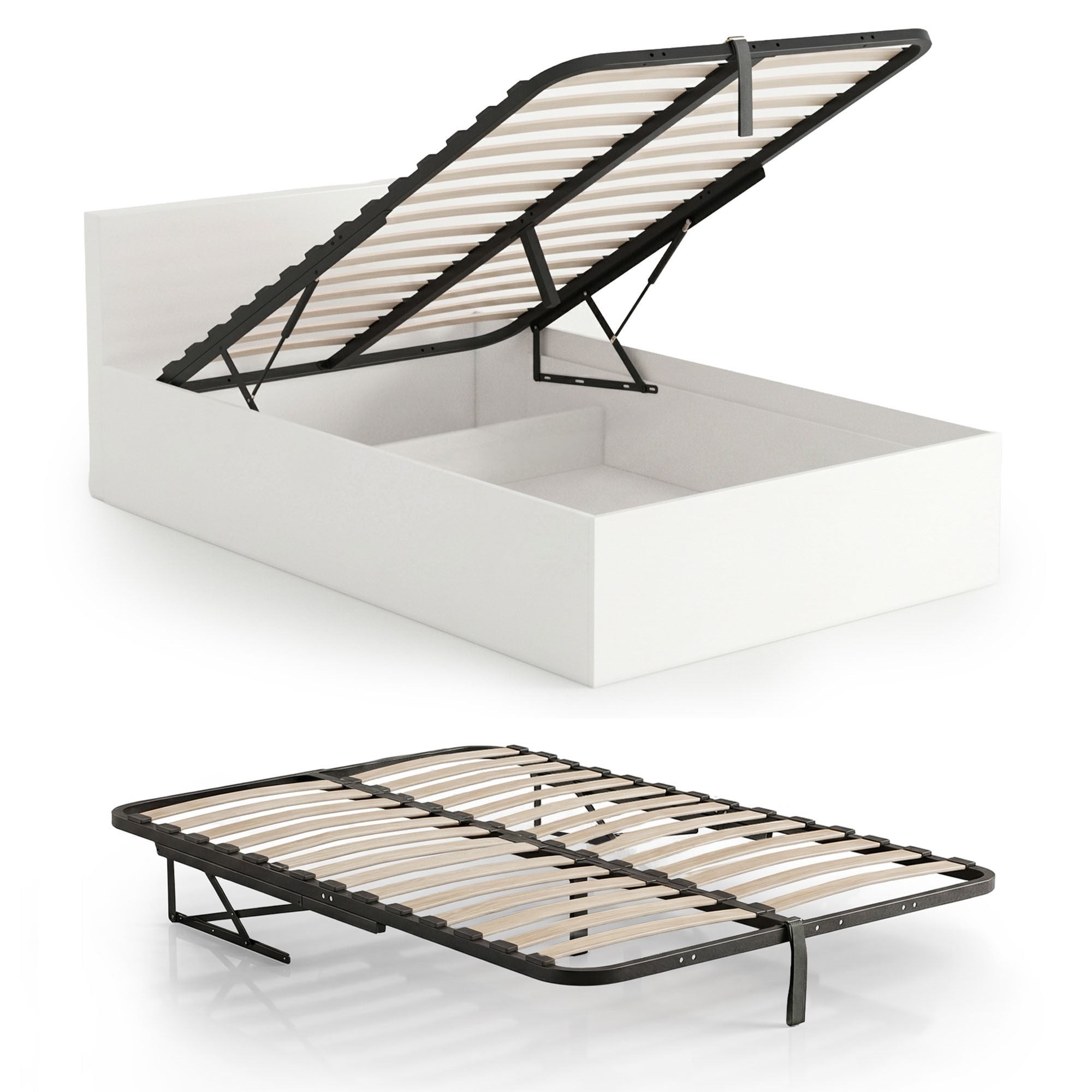 Ak furniture Zvedací kovový rošt do postele Polly 100x200 černý - Obrázek 2
