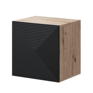 Bogart Závěsná skříňka Usha 40 cm - dub artisan/černý mat