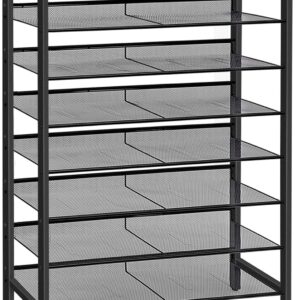 Botník Vasagle Grego 100 cm černý/hnědý