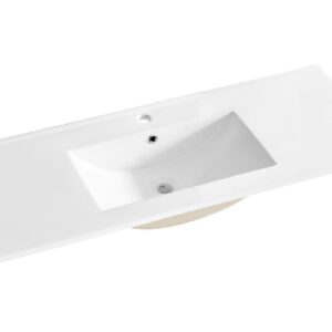 Comad Keramické zápustné umyvadlo Lava 120 cm bílé