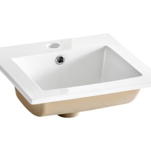 Comad Keramické zápustné umyvadlo Square 42 cm bílé