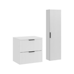 Comad Koupelnová sestava Casad s deskou a skříňkami 60 cm bílá