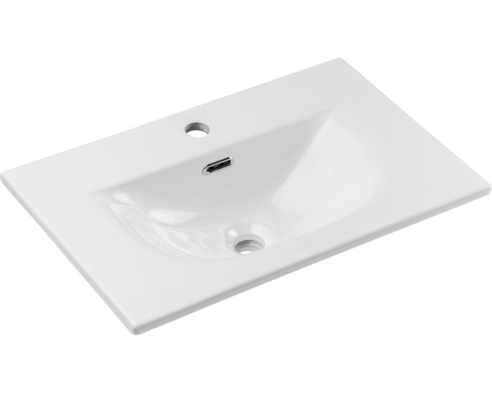 Comad Koupelnová sestava Viola se zápustným umyvadlem a zrcadlem 60 cm dub cremona - Obrázek 2