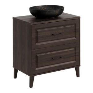 Comad Koupelnová skříňka Dorothy Mona s deskou a umyvadlem 80 cm dub ristretto