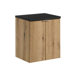 Comad Koupelnová skříňka pod deskové umyvadlo Nova Oak 50 dub coast evoke/černá