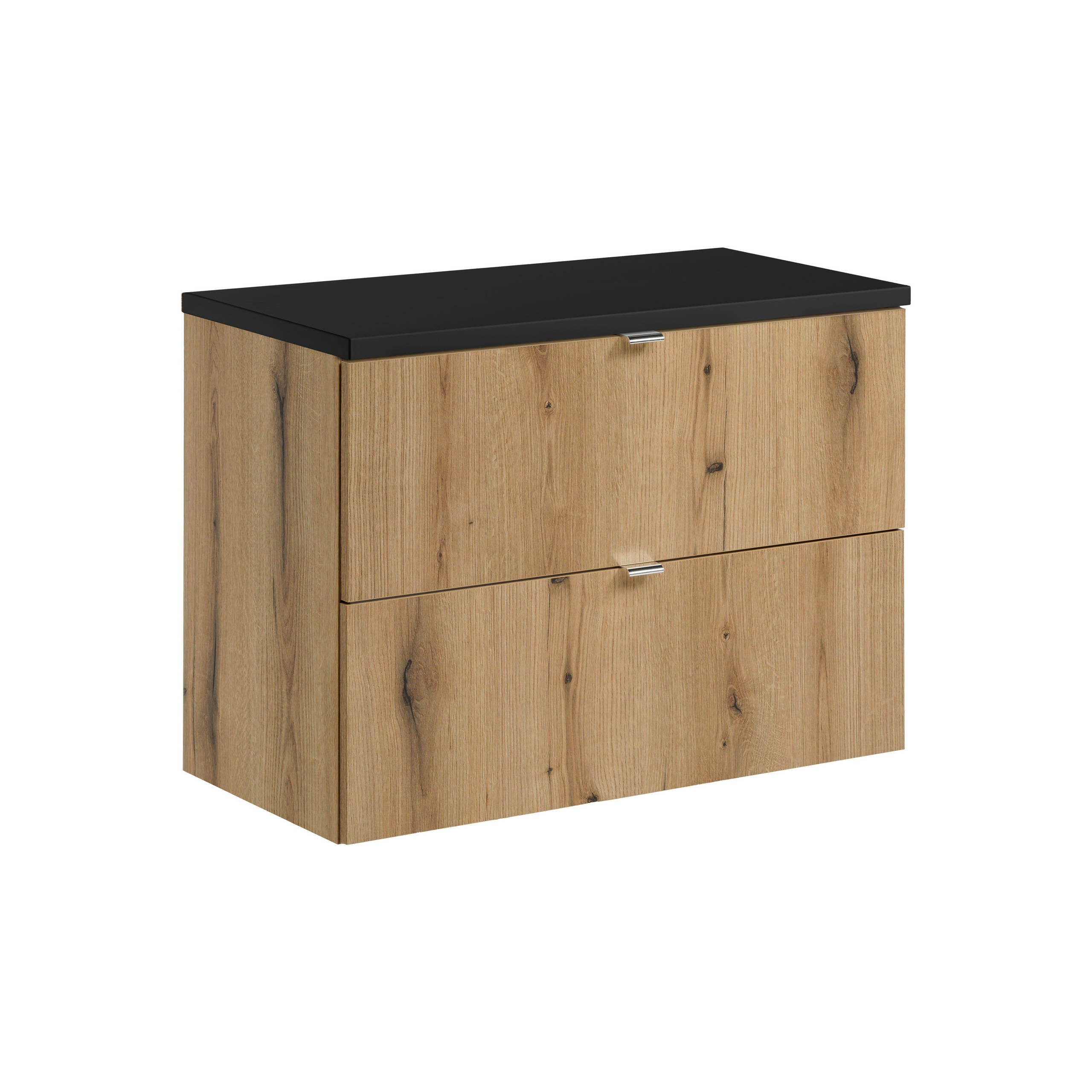 Comad Koupelnová skříňka pod deskové umyvadlo Nova Oak 80 dub coast evoke/černá