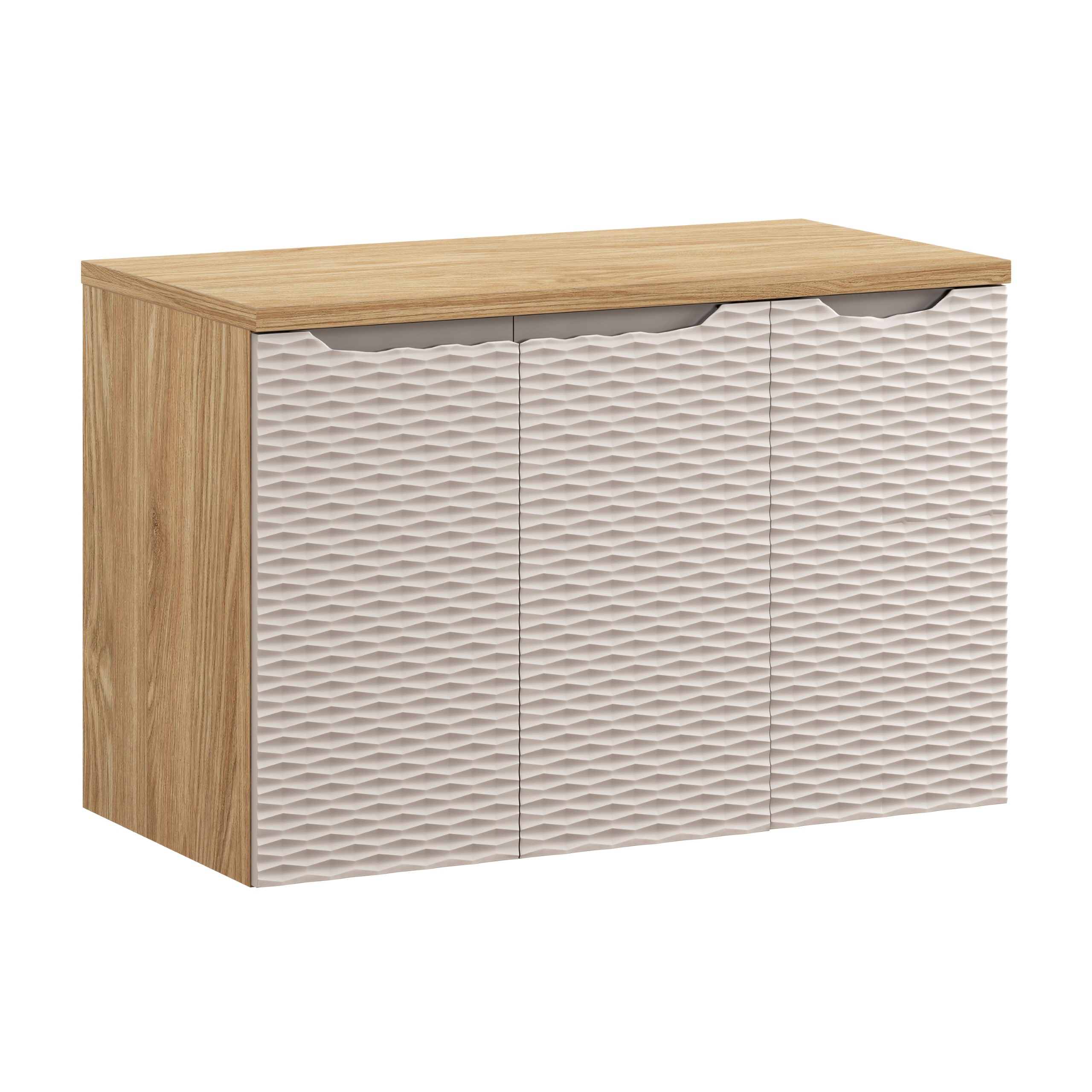 Comad Koupelnová skříňka pod deskové umyvadlo Ocean Beige II. 90 béžová/dub olejovaný