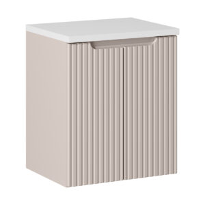 Comad Koupelnová skříňka pod deskové umyvadlo set Nova Cashmere 50 kašmír/bílá