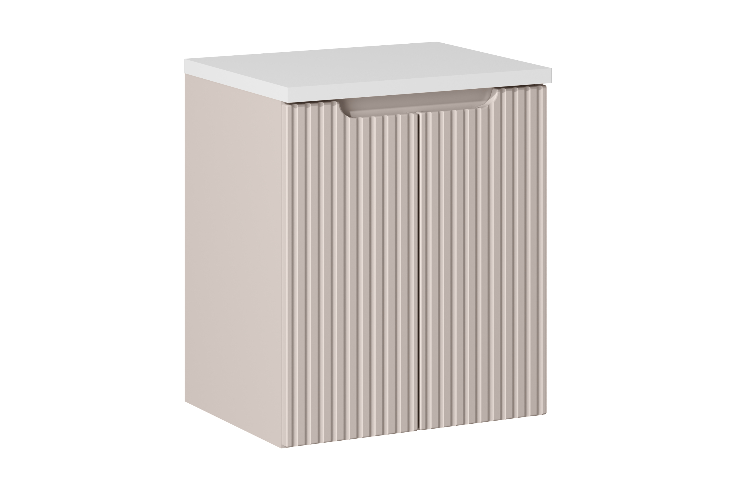 Comad Koupelnová skříňka pod deskové umyvadlo set Nova Cashmere 50 kašmír/bílá