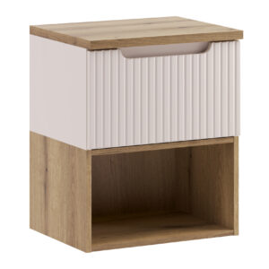 Comad Koupelnová skříňka pod deskové umyvadlo set Nova Cashmere II. 50 kašmír/dub coast evoke
