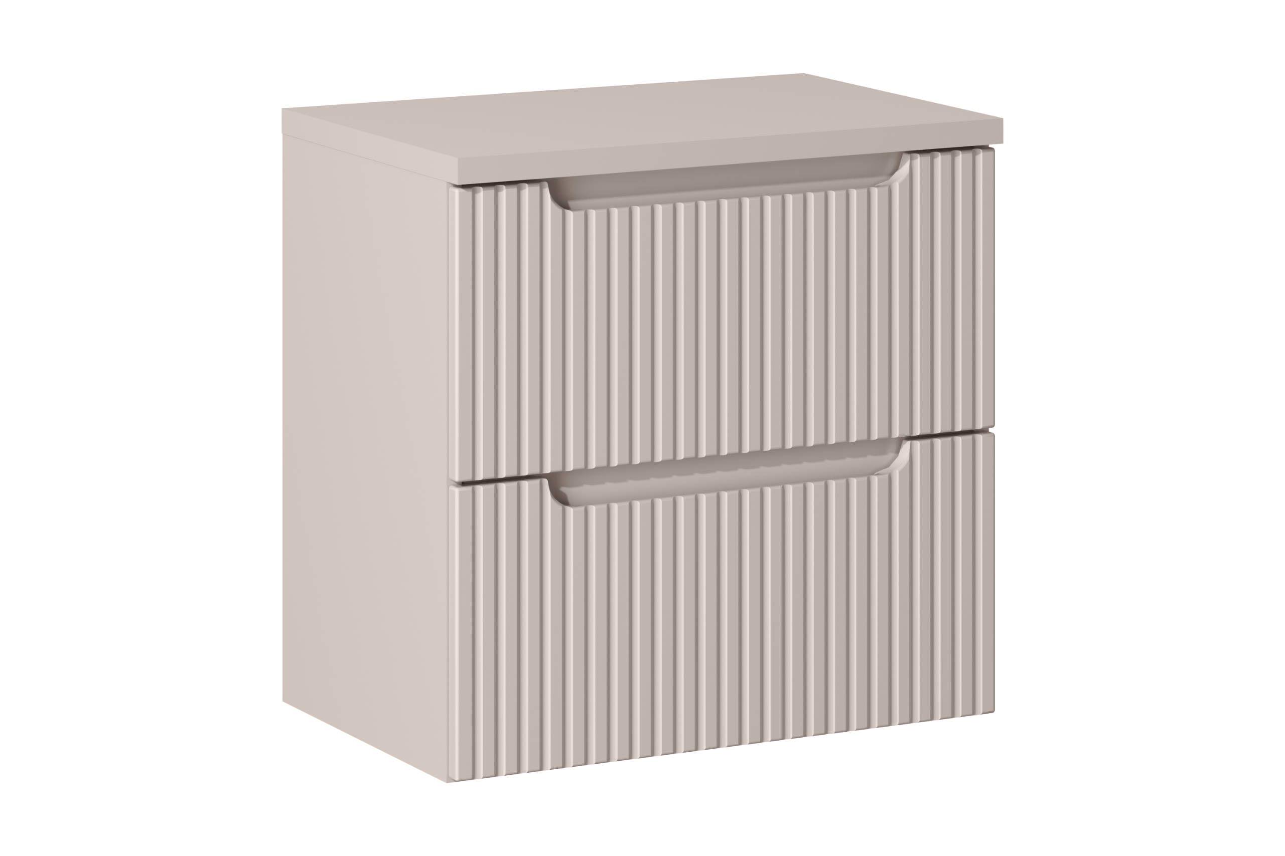 Comad Koupelnová skříňka pod deskové umyvadlo set Nova Cashmere II. 60 kašmír