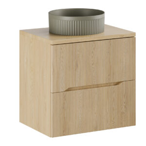 Comad Koupelnová skříňka s deskovým umyvadlem Nordic Cremona 60 dub cremona