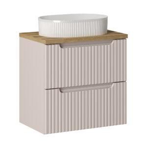 Comad Koupelnová skříňka s deskovým umyvadlem SET-NOC B OAK 60 kašmír/dub coast evoke
