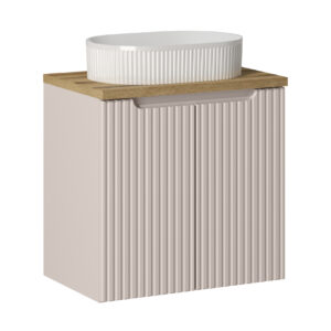 Comad Koupelnová skříňka s deskovým umyvadlem SET-NOC B OAK II. 60 kašmír/dub coast evoke