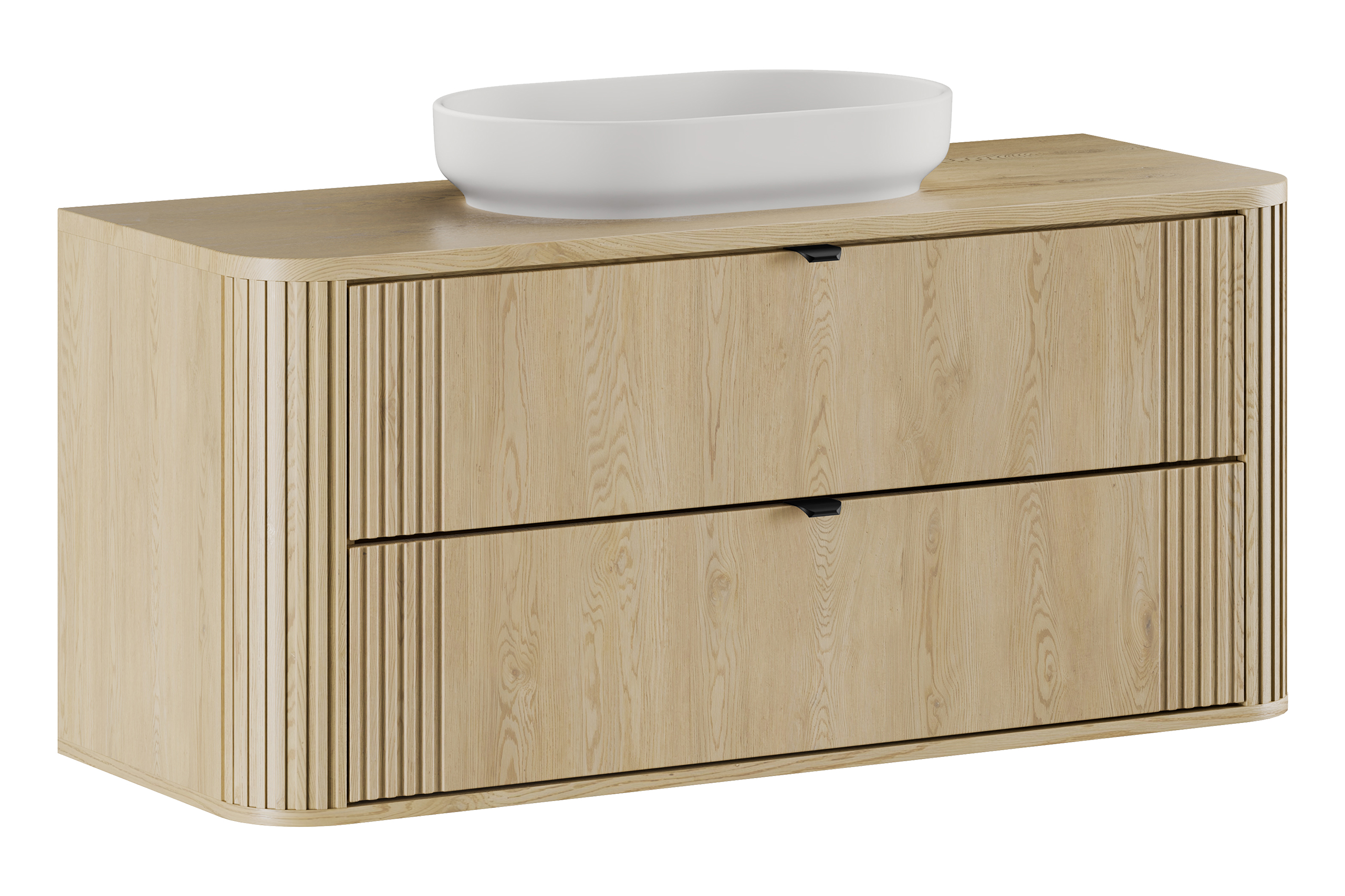 Comad Koupelnová skříňka s deskovým umyvadlem SET-OVC B CREMONA 120 dub cremona