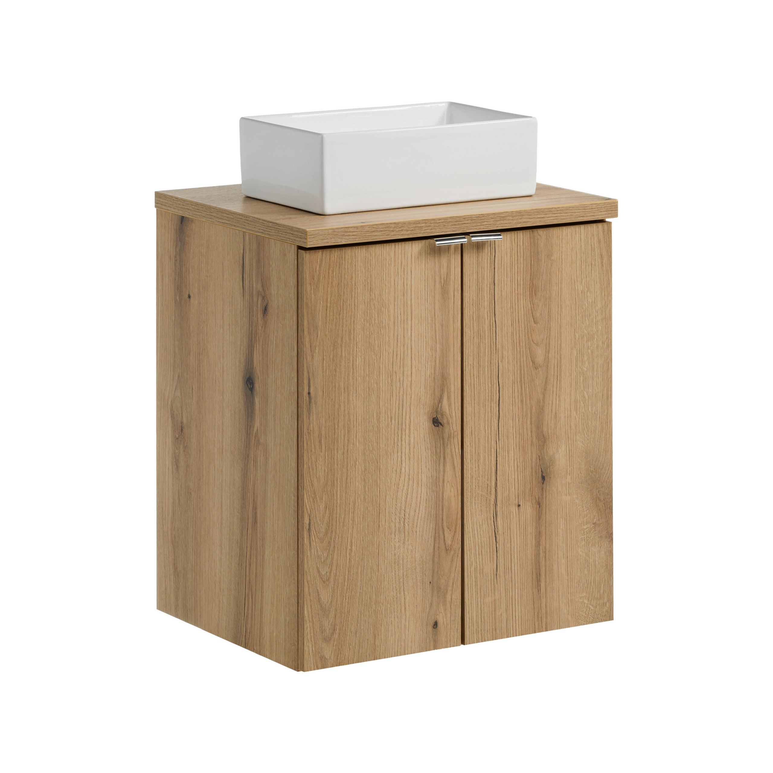 Comad Koupelnová skříňka s deskovým umyvadlem set Nova Oak 50 dub coast evoke
