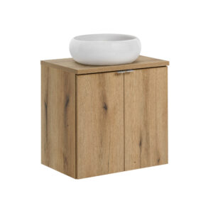 Comad Koupelnová skříňka s deskovým umyvadlem set Nova Oak 60 dub coast evoke