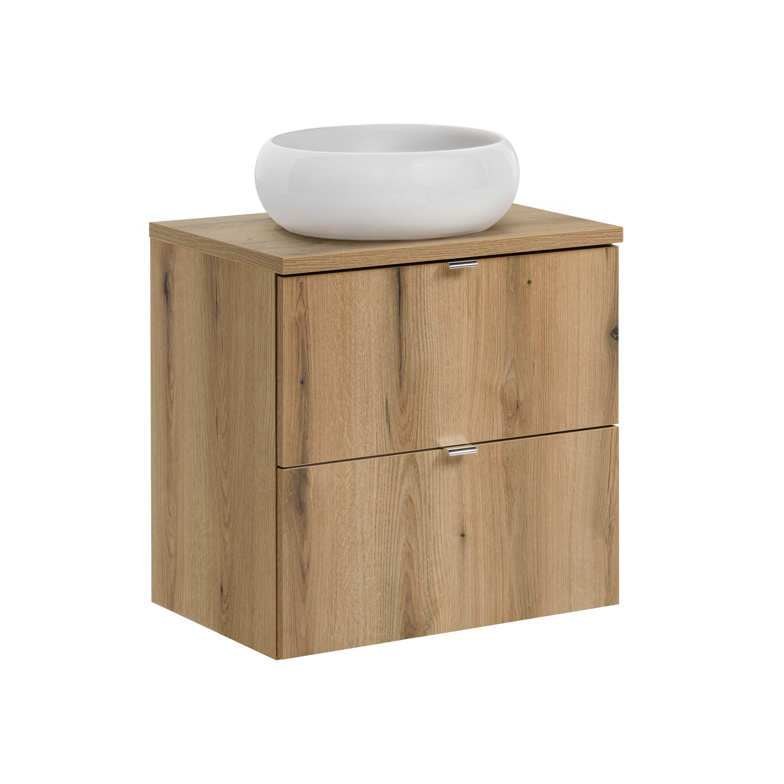 Comad Koupelnová skříňka s deskovým umyvadlem set Nova Oak II. 60 dub coast evoke