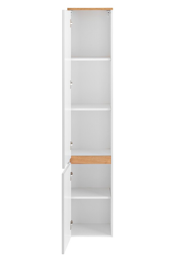 Comad Koupelnová skříňka vysoká Platinum 800 2D alpská bílá/dub kraft zlatý - Obrázek 2