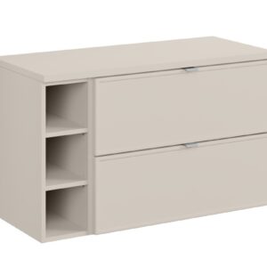 Comad Závěsná skříňka Bella Cashmere s deskou 100 cm kašmírová