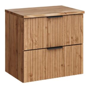 Comad Závěsná skříňka Casad Nature s deskou 60 cm dub wotan
