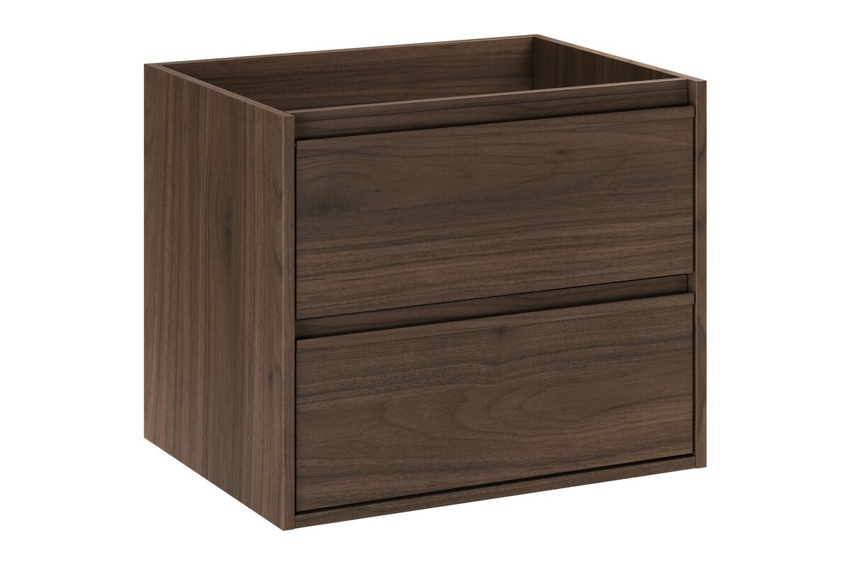 Comad Závěsná skříňka pod umyvadlo Villa s deskou 120 cm ořech - Obrázek 2